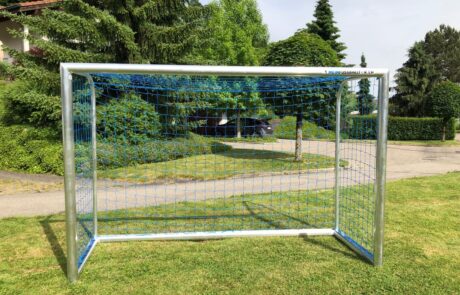 Mini-Fußballtor Oval Garten mit Netz