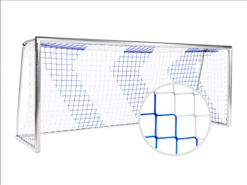 Tornetz für Fussballtor 500 x 200 cm - Blau-Weiss